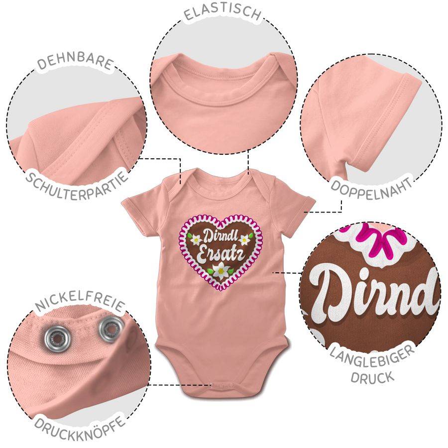 Shirtracer Dirndl Ersatz mit Lebkuchen: T-Shirt Turnbeutel Shirtracer Günstig kaufen
