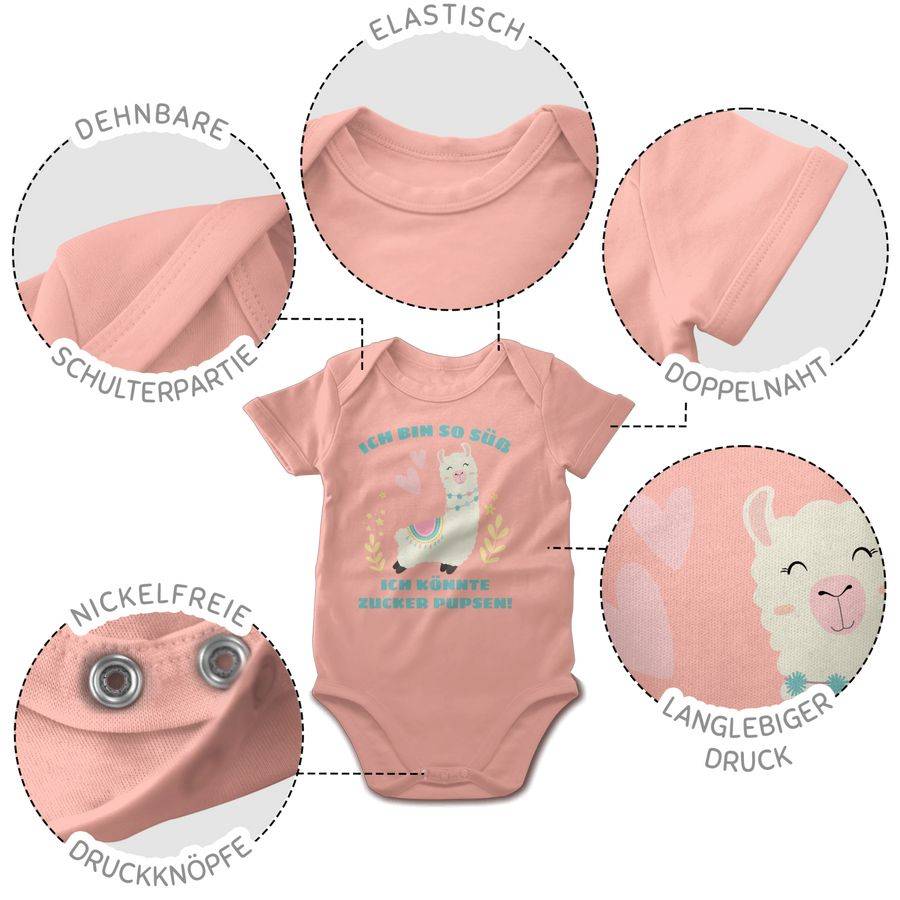 Shirtracer Lama Ich bin so süß ich könnte Zucker Pupsen Shirts & Mehr Shirtracer Neueste Mode