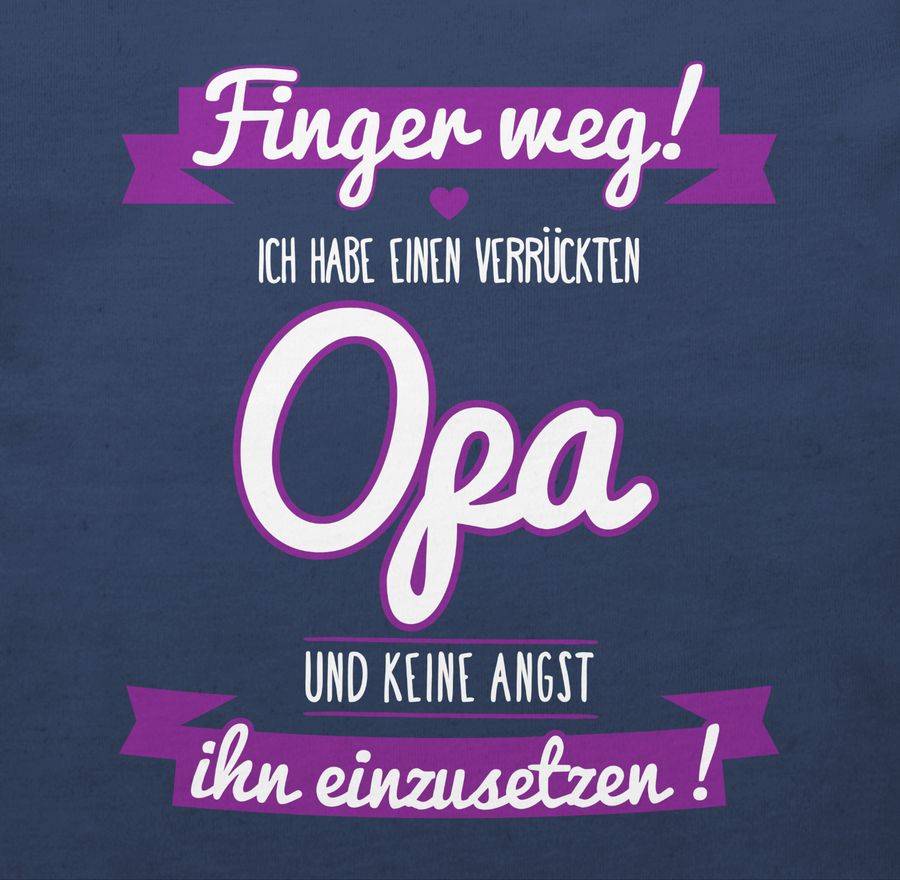 Shirtracer Ich habe einen verrückten Opa lila Shirts & Mehr Shirtracer Kostenlose Rückgabe