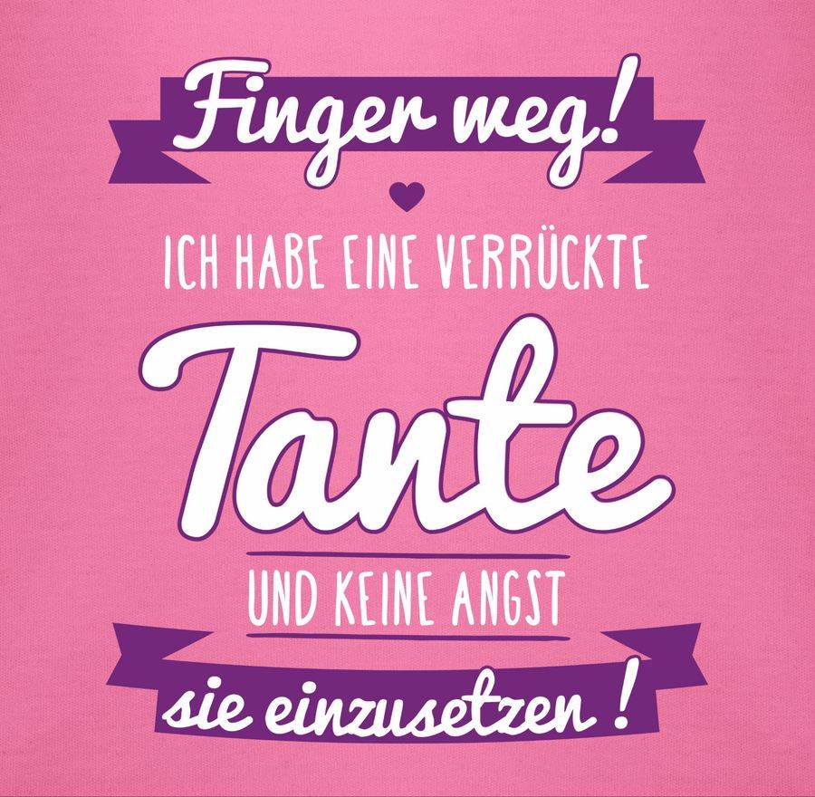 Shirtracer Ich habe eine verrückte Tante Lila: T-Shirt Gym Bag Shirtracer Begrenzte Freigabe