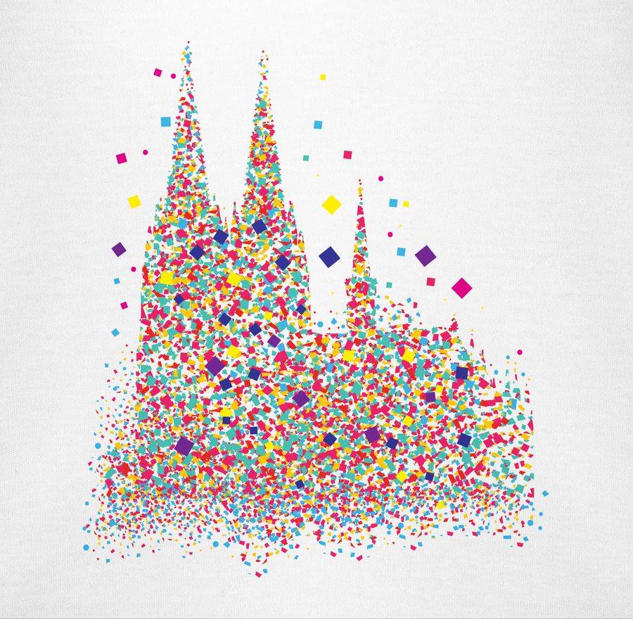 Shirtracer Kölner Dom Konfetti Shirts & Mehr Shirtracer Neueste Stile