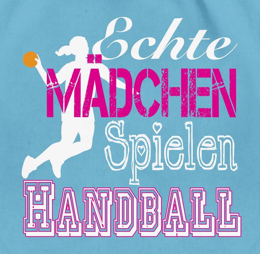 Shirtracer Echte Mädchen Spielen Handball weiß Shirts & Mehr Shirtracer Kostenloser Versand international