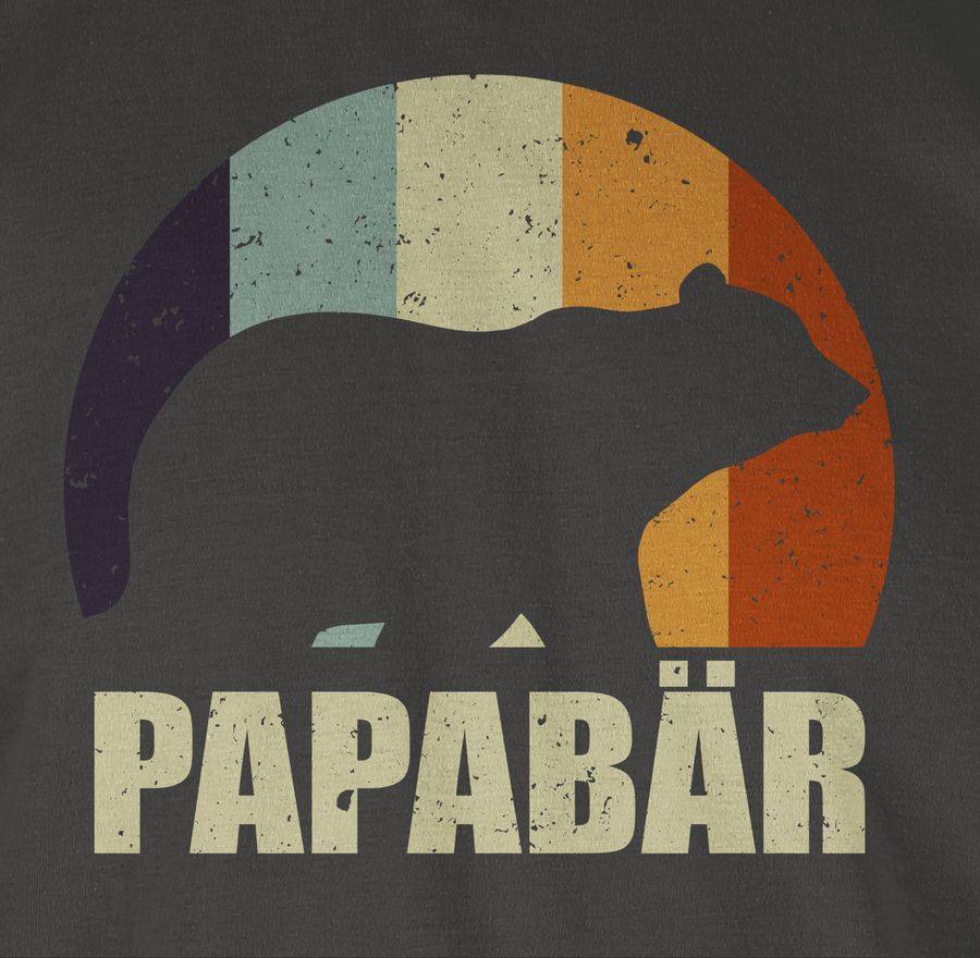Shirtracer Papa Bär Vintage: T-Shirt Gym Bag Shirtracer Speichern exportieren