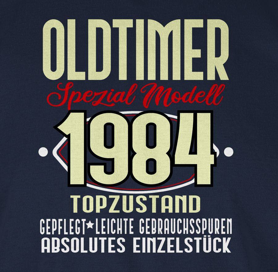 Shirtracer Oldtimer Spezial Modell 1984 Vierzigster Shirts & Mehr Shirtracer Angebote
