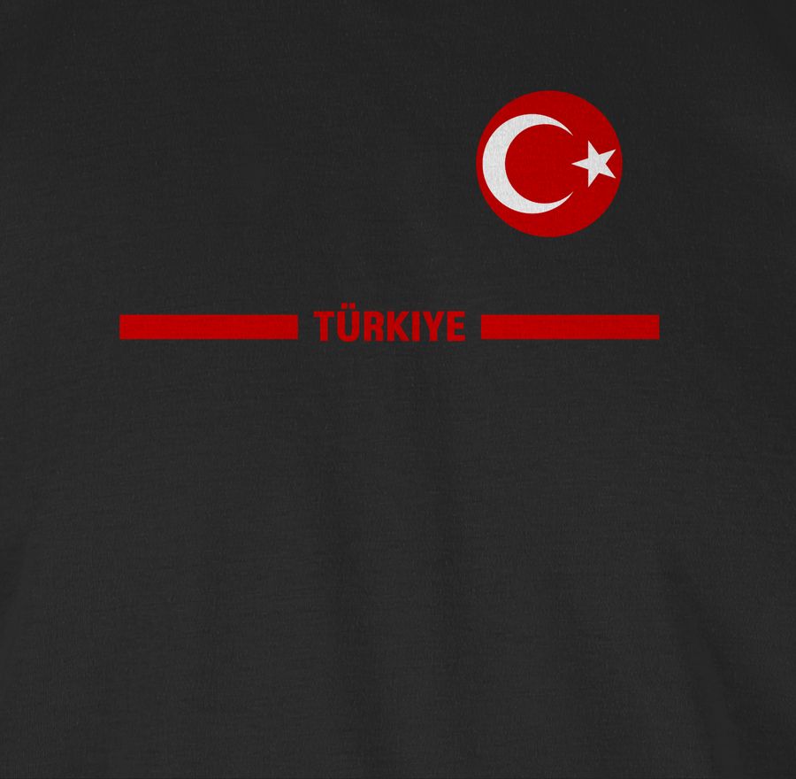 Shirtracer Türkei Trikot Wappen Türkiye mit Stolz Türkisches Fan-Motiv Shirtracer Schlussverkauf