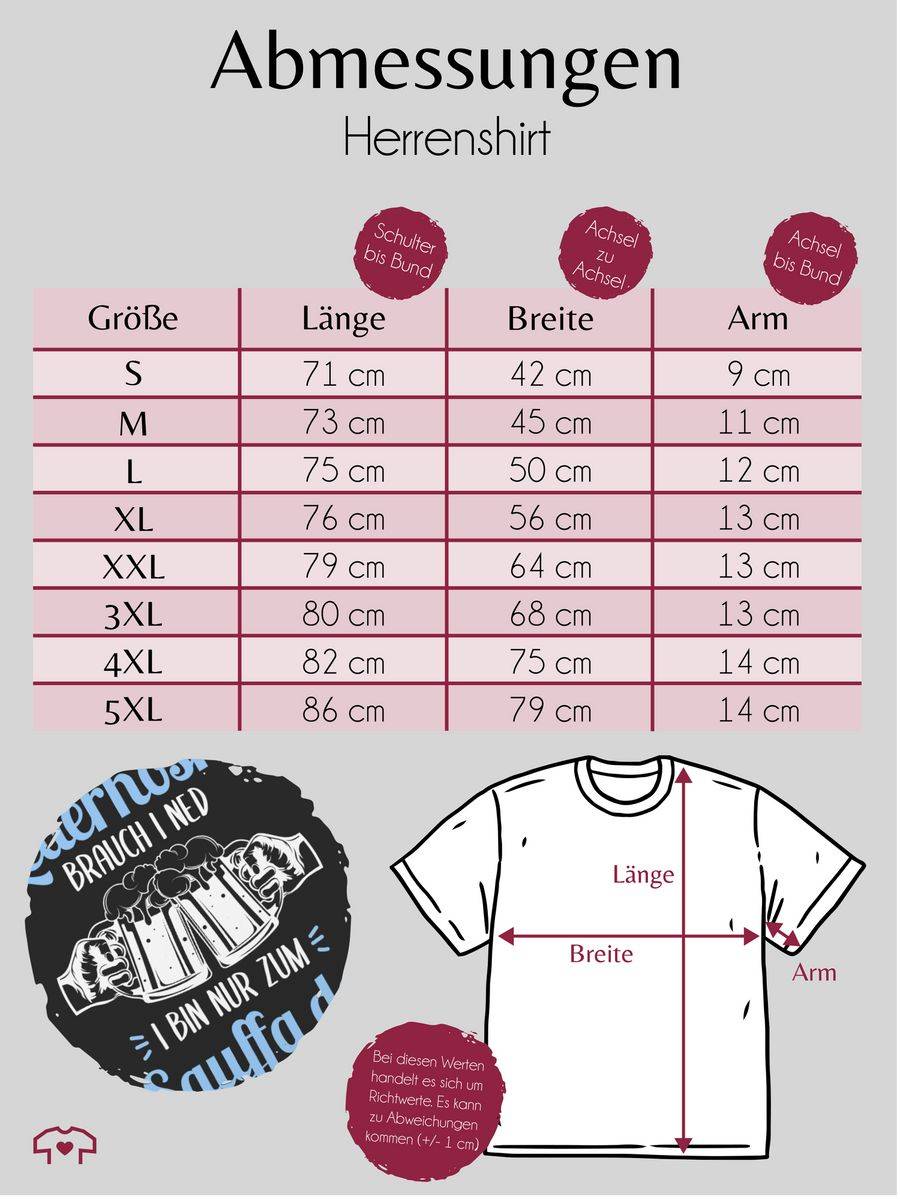 Shirtracer Lederhosn? Brauch i ned! Bin nur zum Sauffa da - weiß und hellblau Shirts & Me Shirtracer Günstiger Verkauf