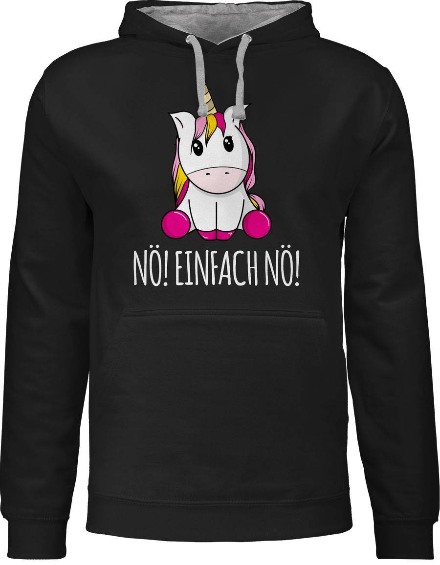 Shirtracer Nö! Einfach Nö! Einhorn weiß Shirts & Mehr Shirtracer Kostenloser Versand