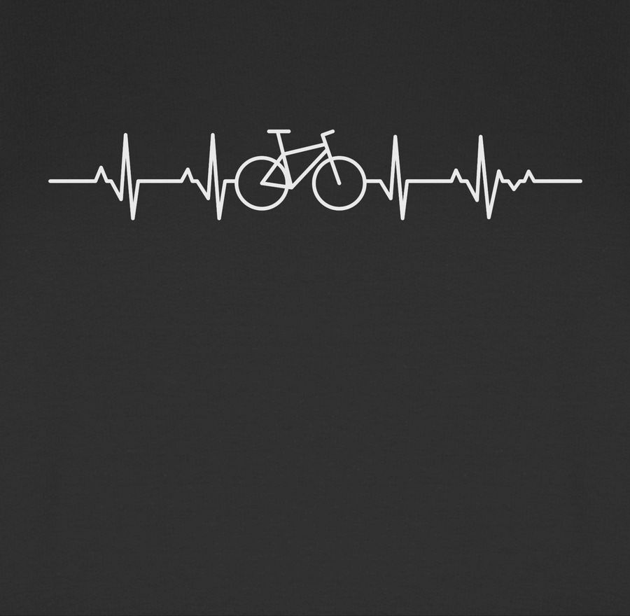 Shirtracer Herzschlag Fahrrad Shirts & Mehr Shirtracer Fabrik Onlineshop