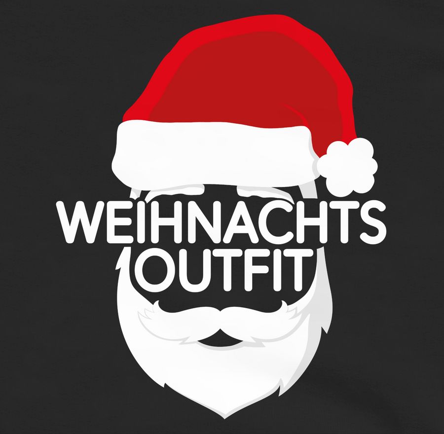 Shirtracer Weihnachtsoutfit mit Weihnachtsmütze Shirts & Mehr Shirtracer Großer Ausverkauf