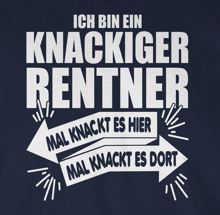 Shirtracer Ich bin ein knackiger Rentner: T-Shirt Turnbeutel Shirtracer Preisnachlass