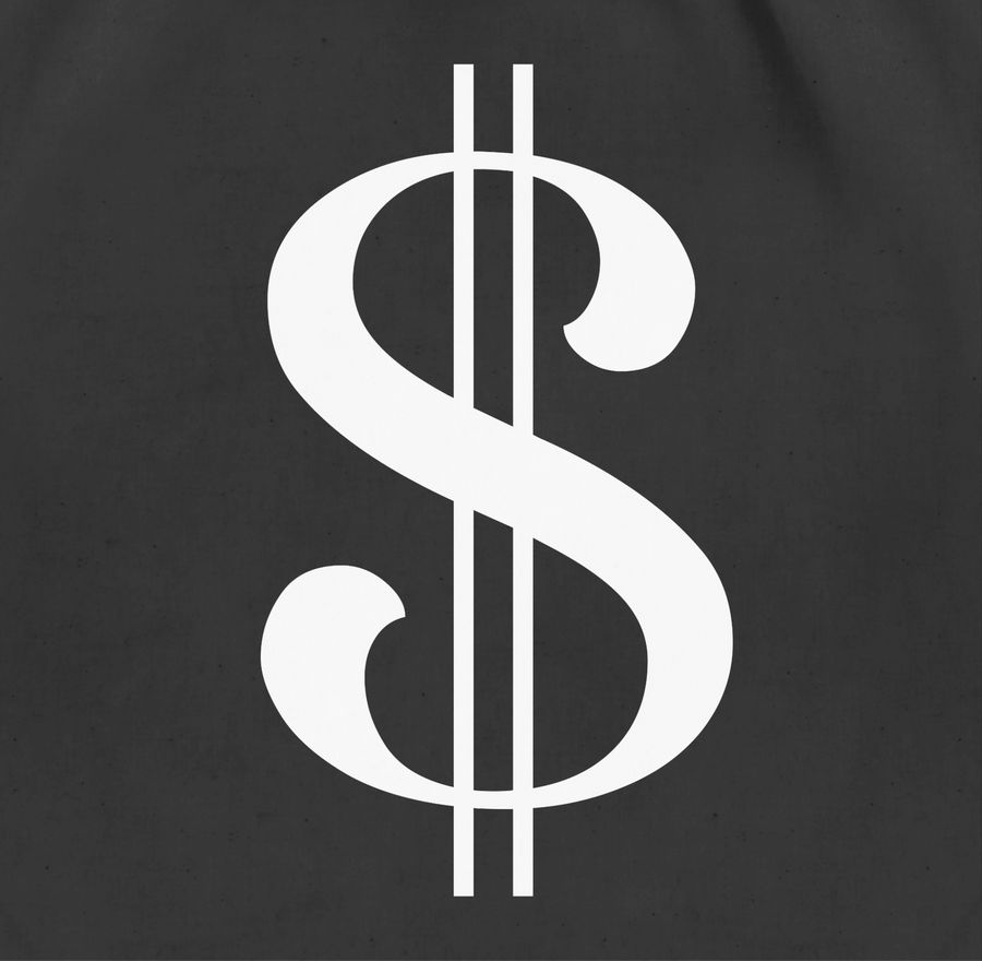 Shirtracer Dollar Kostüm weiß Shirts & Mehr Shirtracer Heißer Verkauf