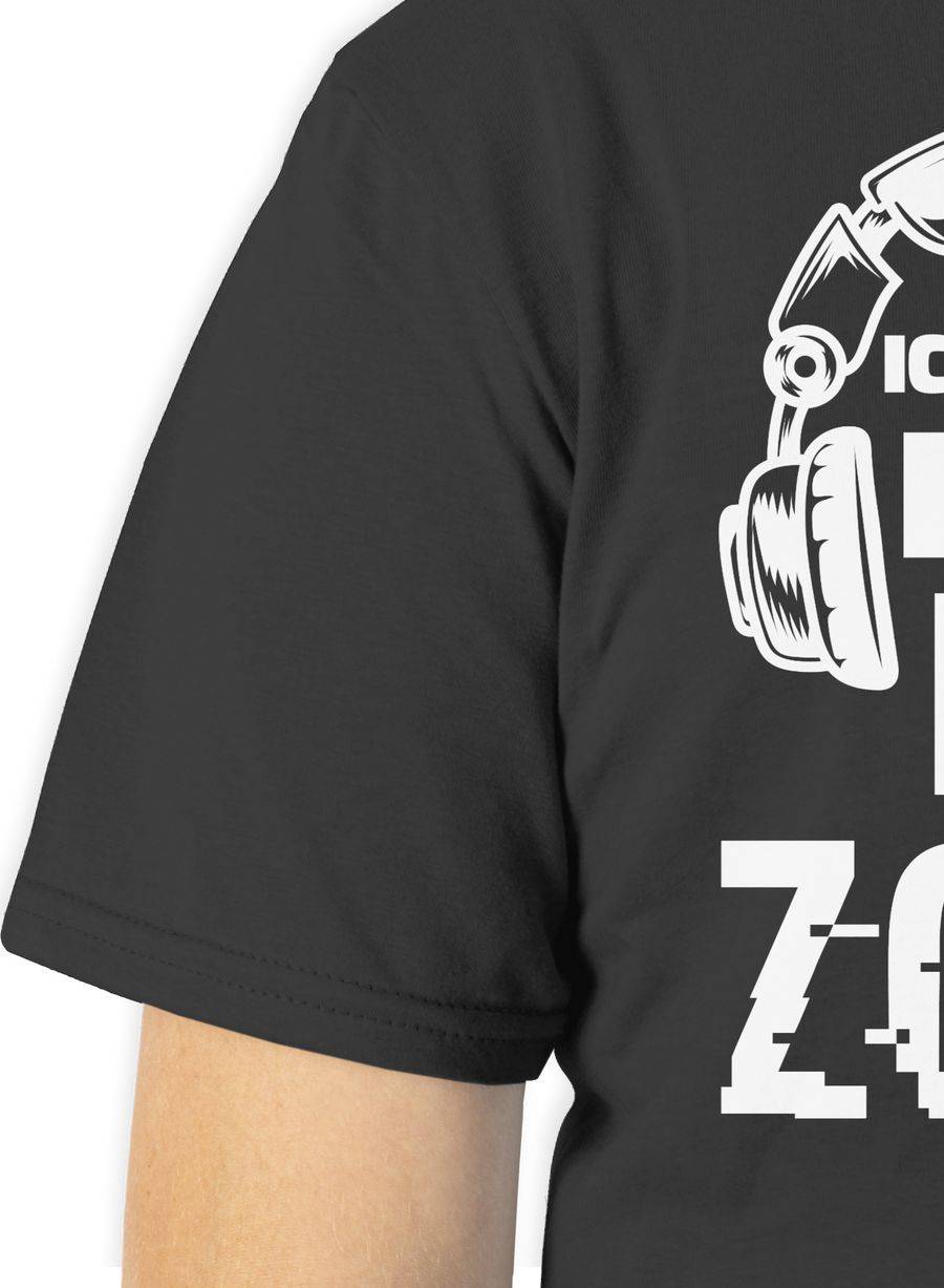 Shirtracer Ich hör dich nicht ich zocke Headset Glitch Weiß: Tshirt Gym Bag Shirtracer Top Angebot