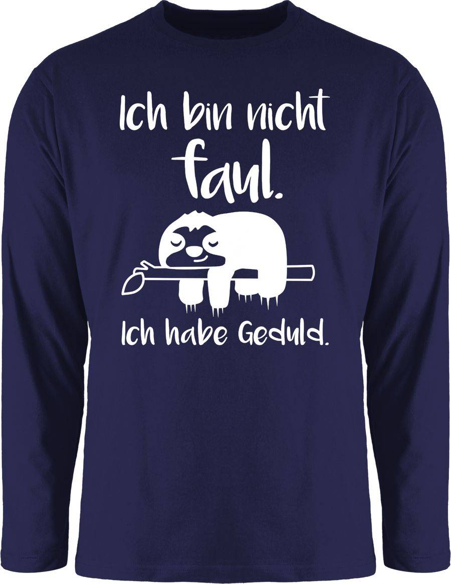 Shirtracer Ich bin nicht faul weiß Shirts & Mehr Shirtracer Kauf eins, bekomm eins gratis