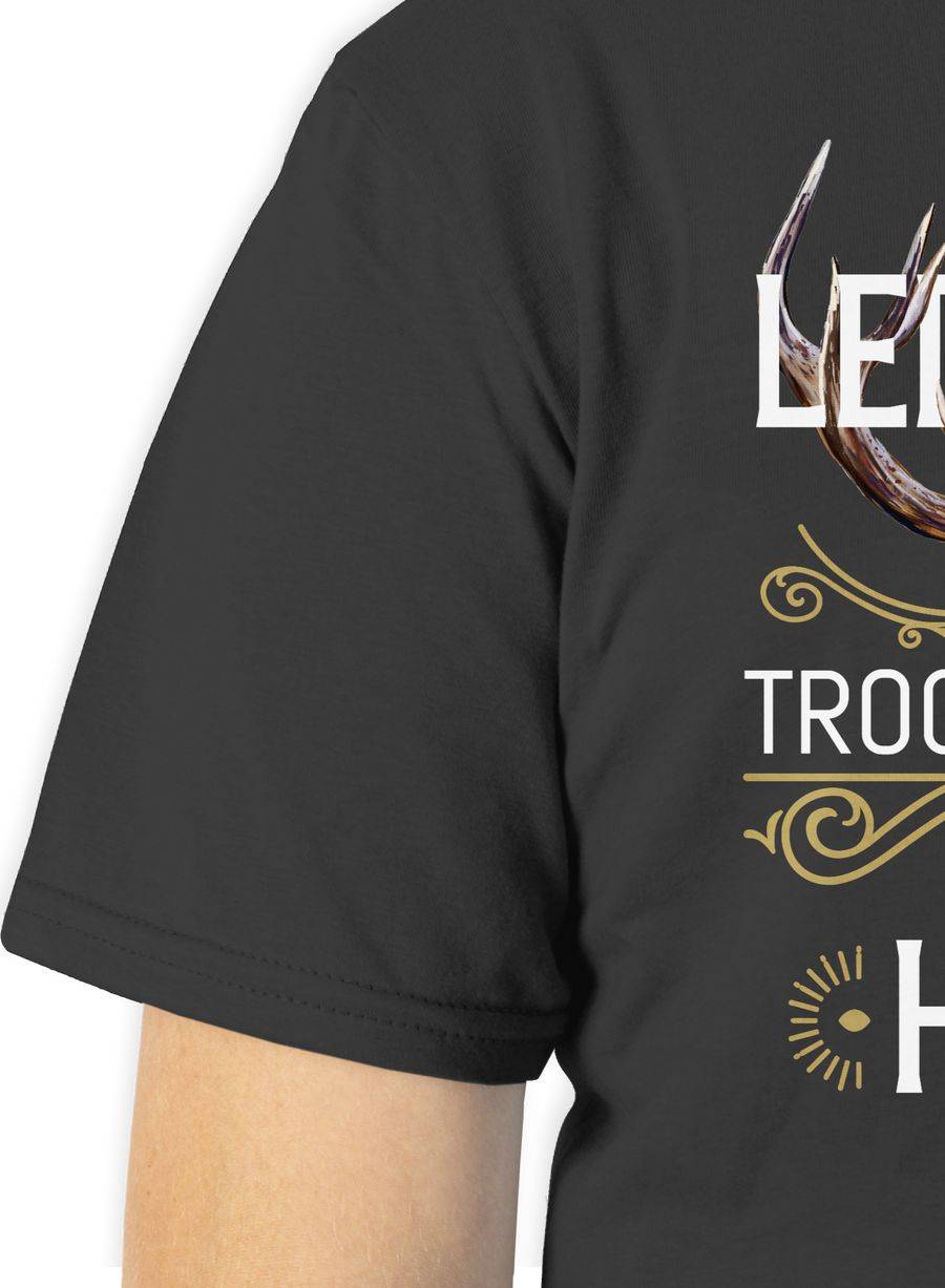 Shirtracer Mei Lederhosn trogt no da Hirsch - weiß braun: Tshirt Gym Bag Shirtracer Begrenzte Freigabe