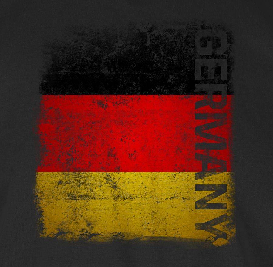 Shirtracer Germany Vintage Flagge: Tshirt Rucksack Shirtracer Zeitbegrenzte Promotion