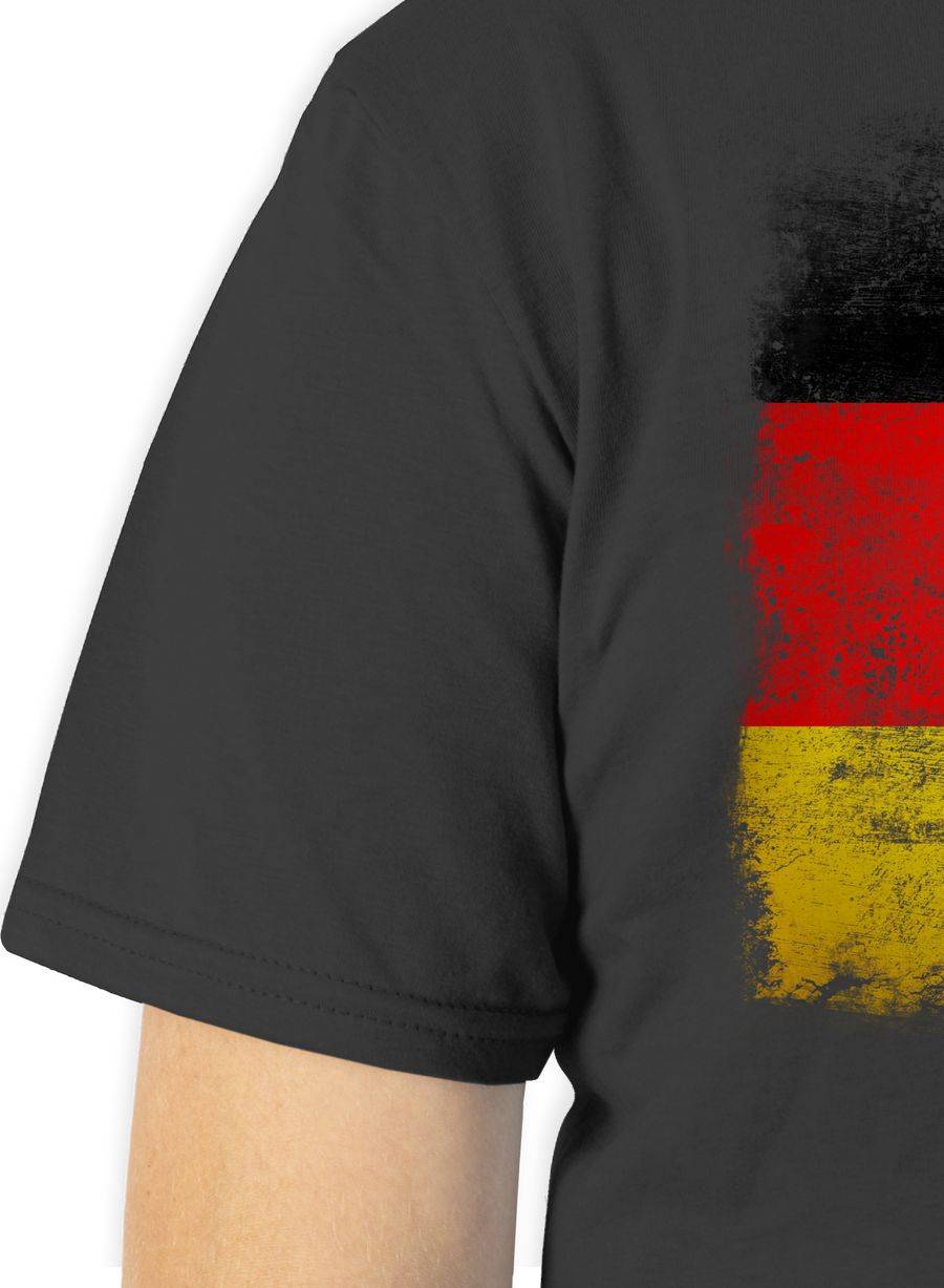 Shirtracer Germany Vintage Flagge: Tshirt Rucksack Shirtracer Zeitbegrenzte Promotion