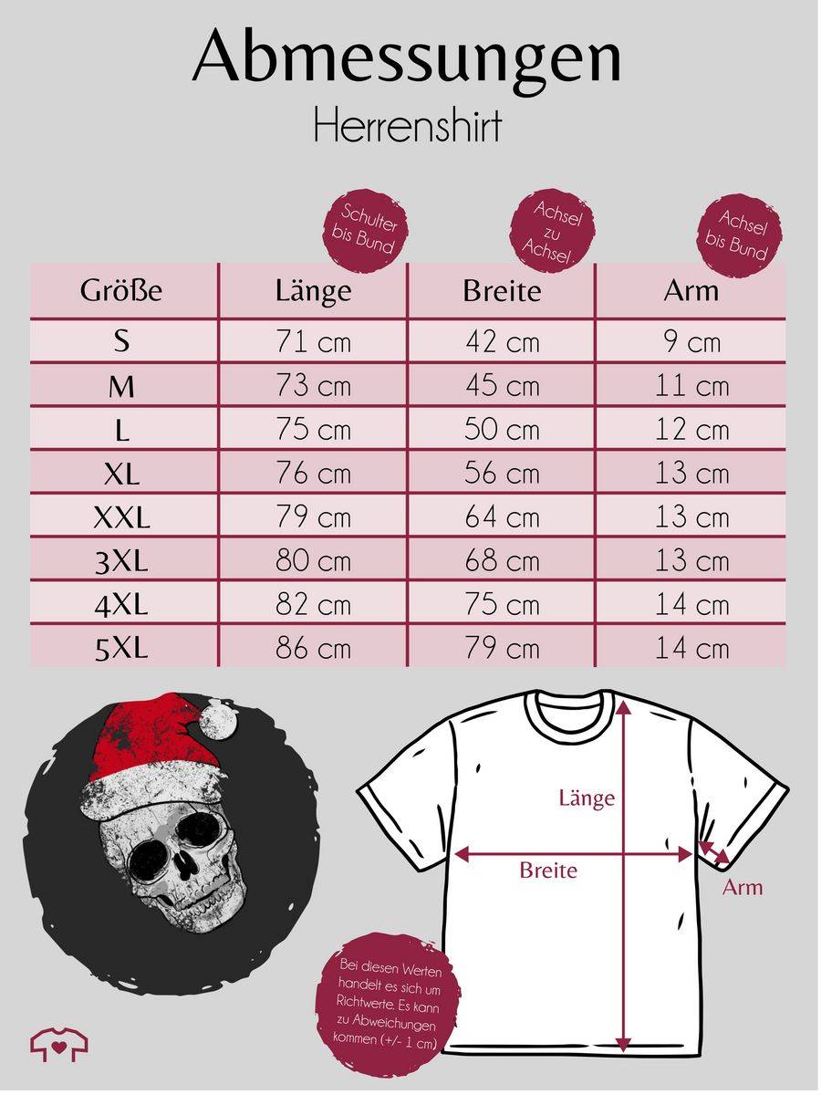 Shirtracer Totenkopf Weihnachtsmütze Vintage Shirts & Mehr Shirtracer Bis zu 50% Rabatt