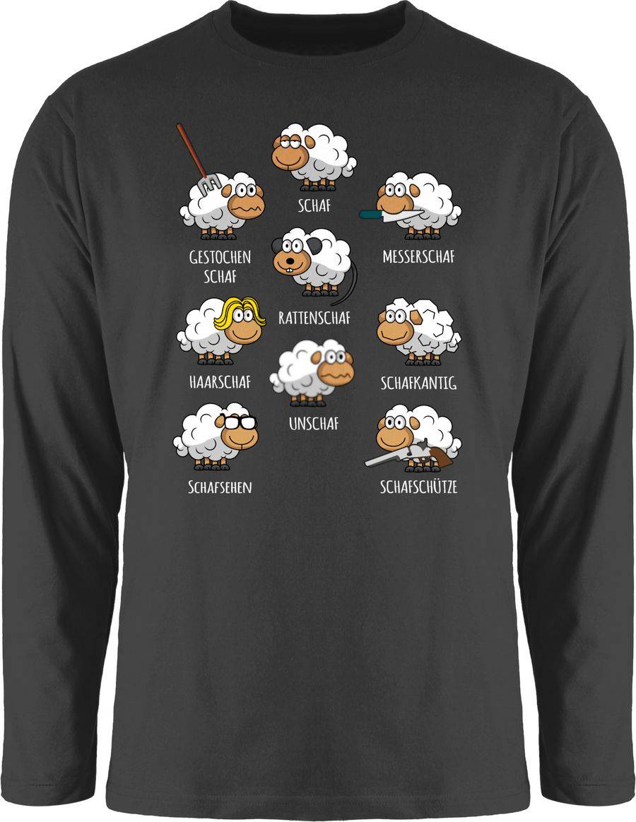 Shirtracer Schafe Schäfchen Schäfer Schaf Sheep Schafbauer Lustig Witzig: Tshirt Rucksack Shirtracer