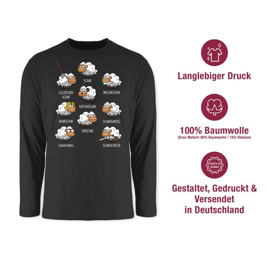 Shirtracer Schafe Schäfchen Schäfer Schaf Sheep Schafbauer Lustig Witzig: Tshirt Rucksack Shirtracer Bis zu 60% Rabatt