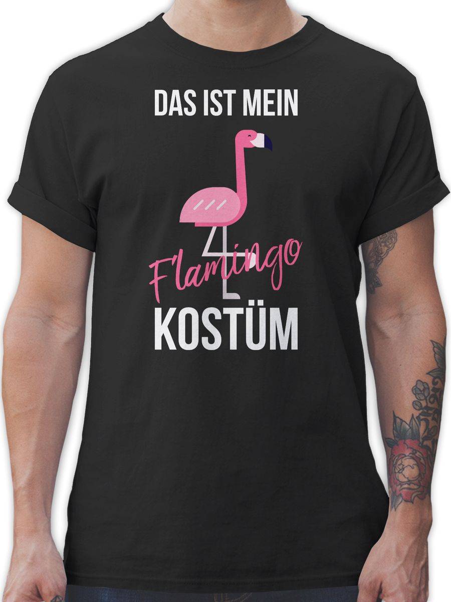 Shirtracer Das ist mein Flamingo Kostüm: T-Shirt Rucksack Shirtracer Sonderangebot der Fabrik