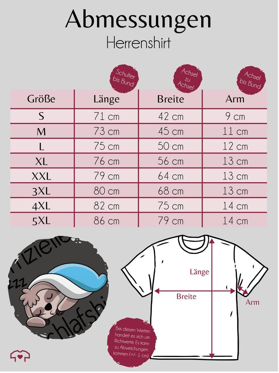 Shirtracer Offizielles Schlafshirt mit Faultier - schwarz Shirts & Mehr Shirtracer Discount Store für neue Produkte