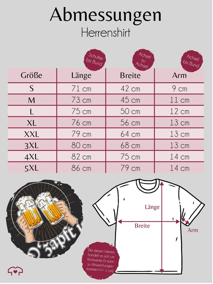 Shirtracer O Zapft is Bier O'zapft is Anstich Es ist angezapft: T-Shirt Rucksack Shirtracer Super Rabatt