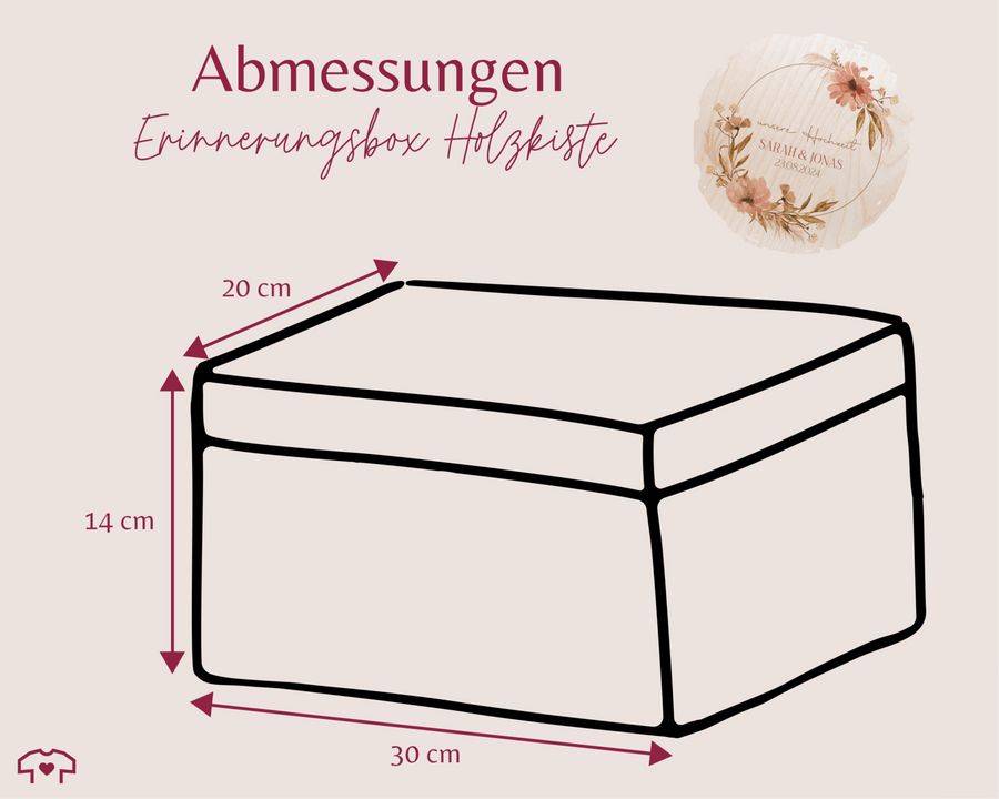 Shirtracer Unsere Hochzeit Hochzeitskartenbox Hochzeitsbox Kartenbox Hochzeit Shirtracer Fabrikverkauf