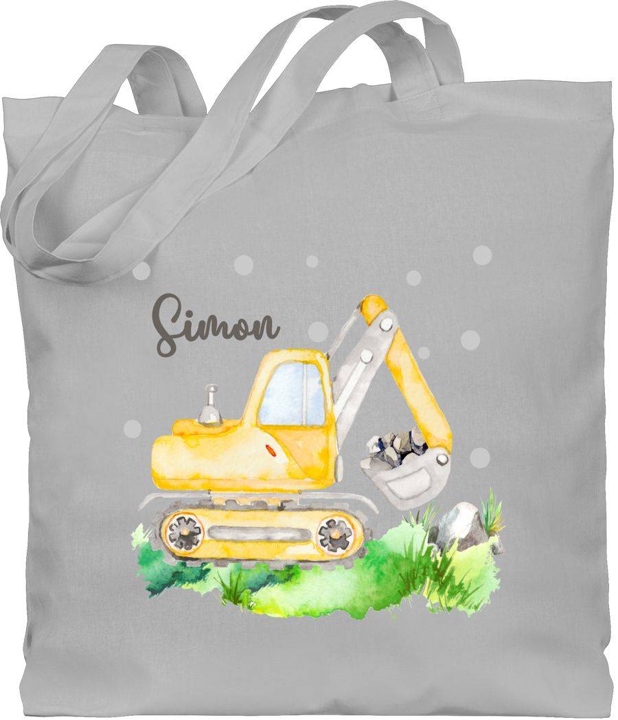 Shirtracer Bagger Baggerfahrer Geschenk: T-Shirt Turnbeutel Shirtracer Blitzverkäufe