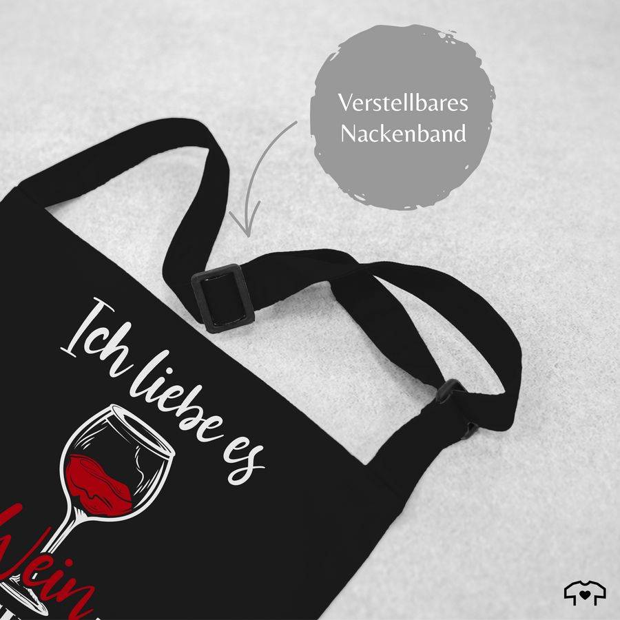 Shirtracer Ich liebe es mit Wein zu kochen - Kochen Geschenk Wein Lustig Weingeschenke Wein Shirtracer Großer Ausverkauf