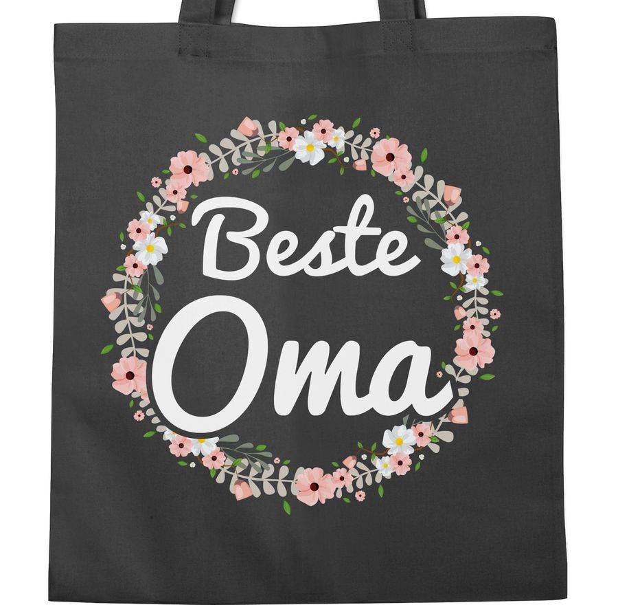 Shirtracer Beste Oma Blumenkranz: Tshirt Turnbeutel Shirtracer Black Friday
