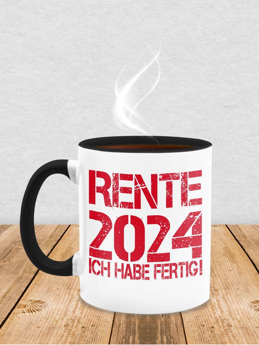 Shirtracer Rente 2024 - Ich habe fertig!: Tshirt Turnbeutel Shirtracer Weihnachtsangebot