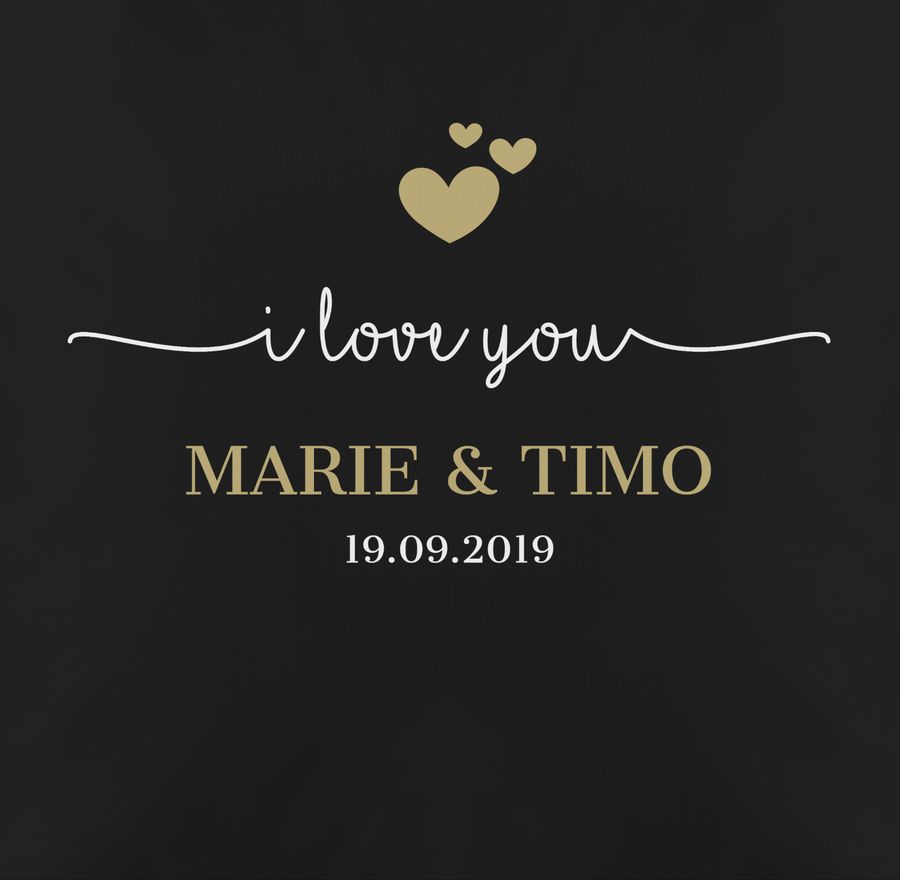 Shirtracer I Love You mit Namen Datum Shirts & Mehr Shirtracer Vatertagsangebot