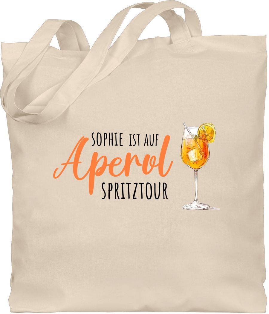 Shirtracer Ist auf Aperol mit Name Spritztour - Mädelsabend JGA Mallorca Mädelsausflug: T-S Shirtracer