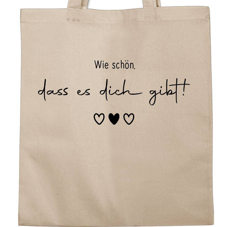 Shirtracer Schön dass es Dich gibt - Schöne Geschenke Beste Freundin Besten Freund Partner Shirtracer Top Angebot