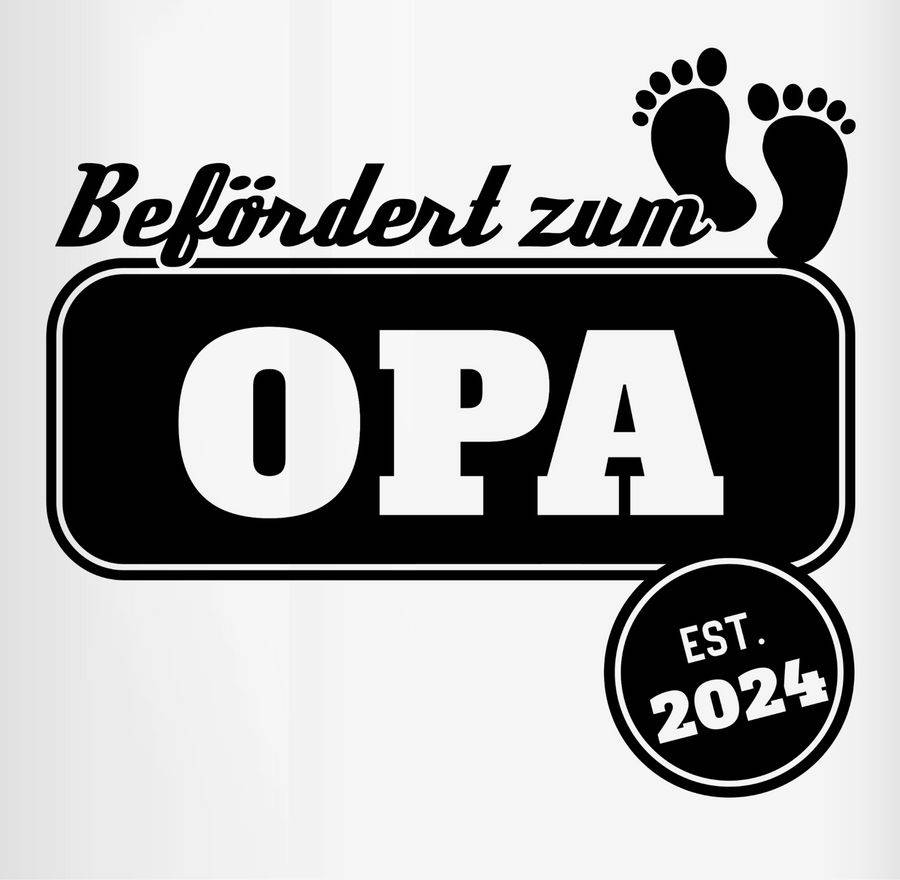 Shirtracer Befördert zum Opa est. 2024: Tshirt Gym Bag Shirtracer Online Outlet