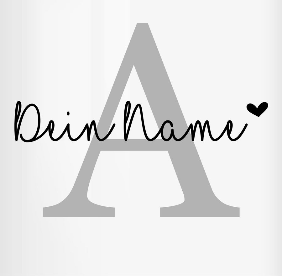 Shirtracer Buchstabe Name anpassbar Herzchen Shirts & Mehr Shirtracer Saisonale Angebote