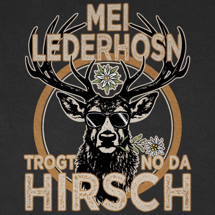 Shirtracer Trachten Outfit Lederhose Spruch Trägt der Hirsch: Tshirt Gym Bag Shirtracer Bis zu 60% Rabatt