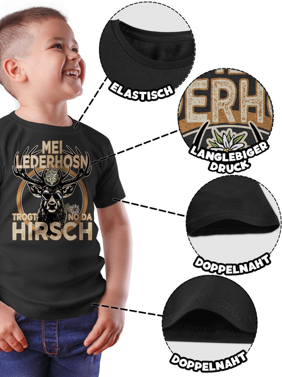 Shirtracer Trachten Outfit Lederhose Spruch Trägt der Hirsch: Tshirt Gym Bag Shirtracer Bis zu 60% Rabatt