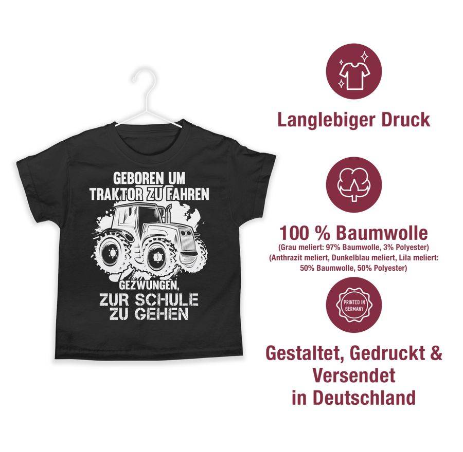 Shirtracer Geboren um Traktor zu fahren: Tshirt Gym Bag Shirtracer Nur für heute
