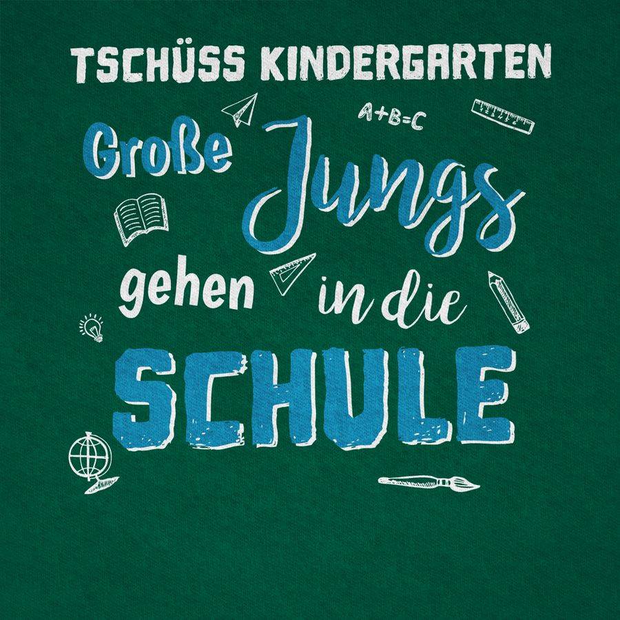 Shirtracer Tschüss Kindergarten Große Jungs: T-Shirt Turnbeutel Shirtracer Clearance-Verkauf