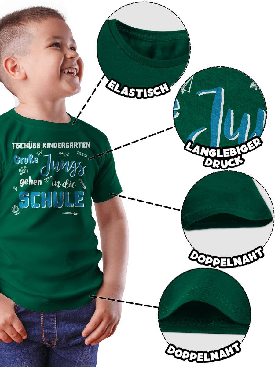 Shirtracer Tschüss Kindergarten Große Jungs: T-Shirt Turnbeutel Shirtracer Clearance-Verkauf