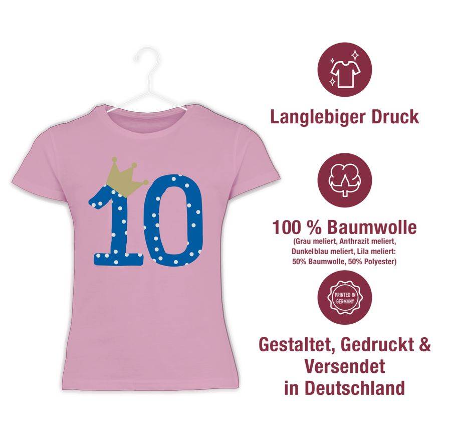 Shirtracer Zehn Krone Junge Zehnter Shirts & Mehr Shirtracer Auslauf
