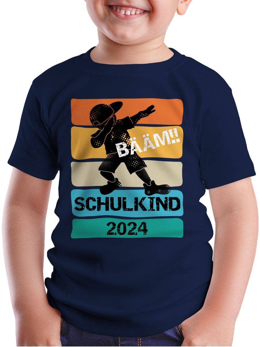 Shirtracer Bääm! Schulkind 2024 Shirts & Mehr Shirtracer Schlussverkauf