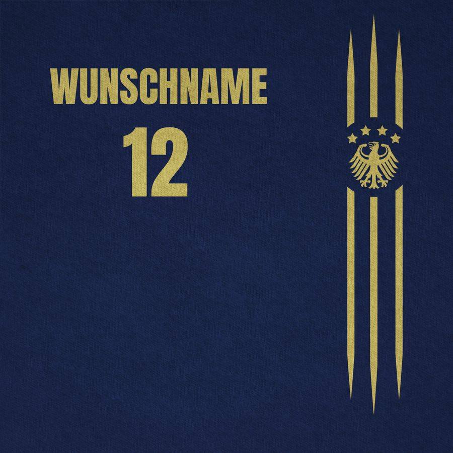 Shirtracer Deutschland Gold Name und Nummer - anpassbar Shirts & Mehr Shirtracer Cyber Monday