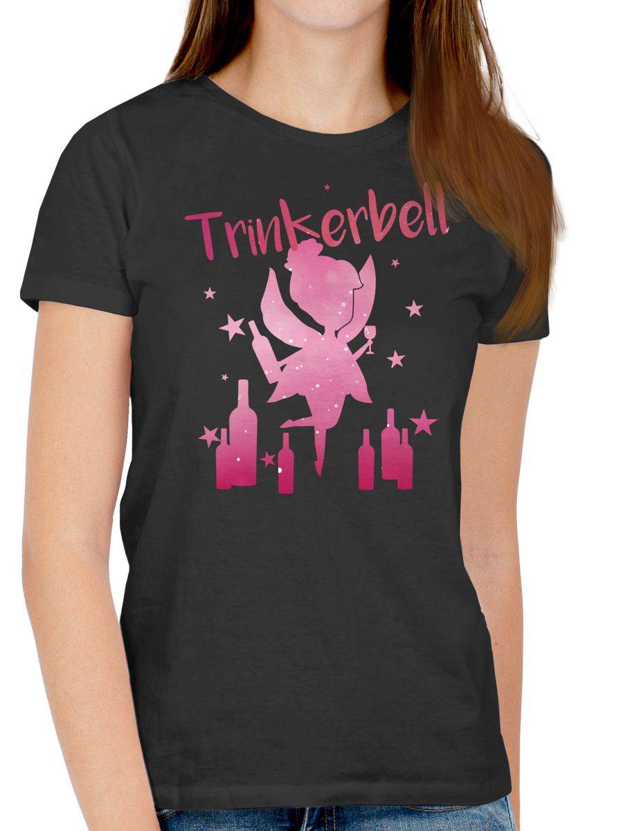 Shirtracer Trinkerbell mit Flaschen Shirts & Mehr Shirtracer Muttertagsangebot