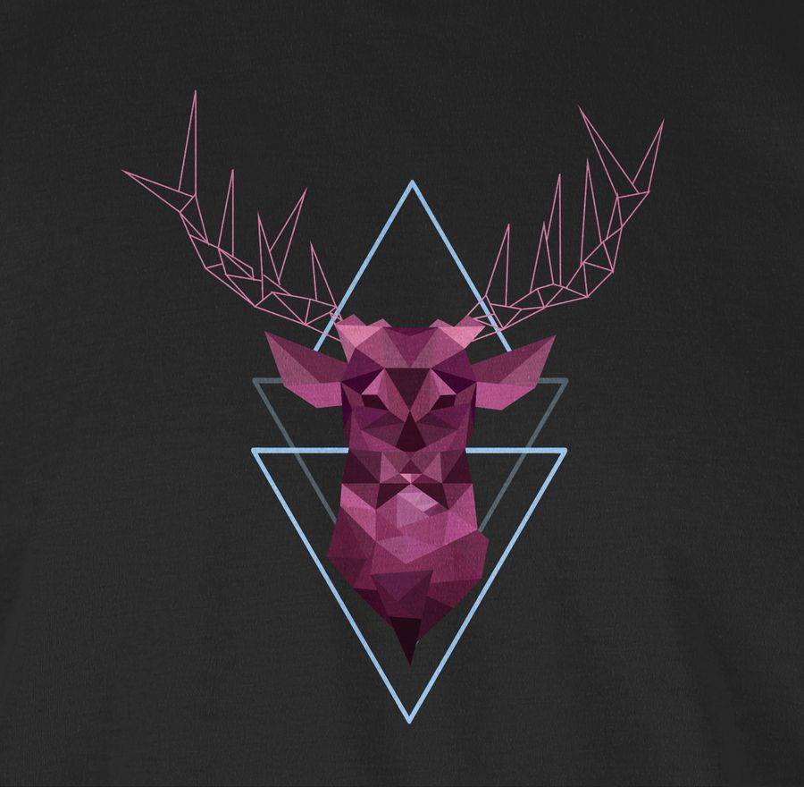 Shirtracer Hirsch Geometrisch Shirts & Mehr Shirtracer Top Angebot