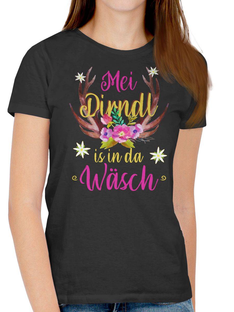 Shirtracer Mei Dirndl is in da Wäsch - Hirschgeweih Shirts & Mehr Shirtracer Exklusive Angebote
