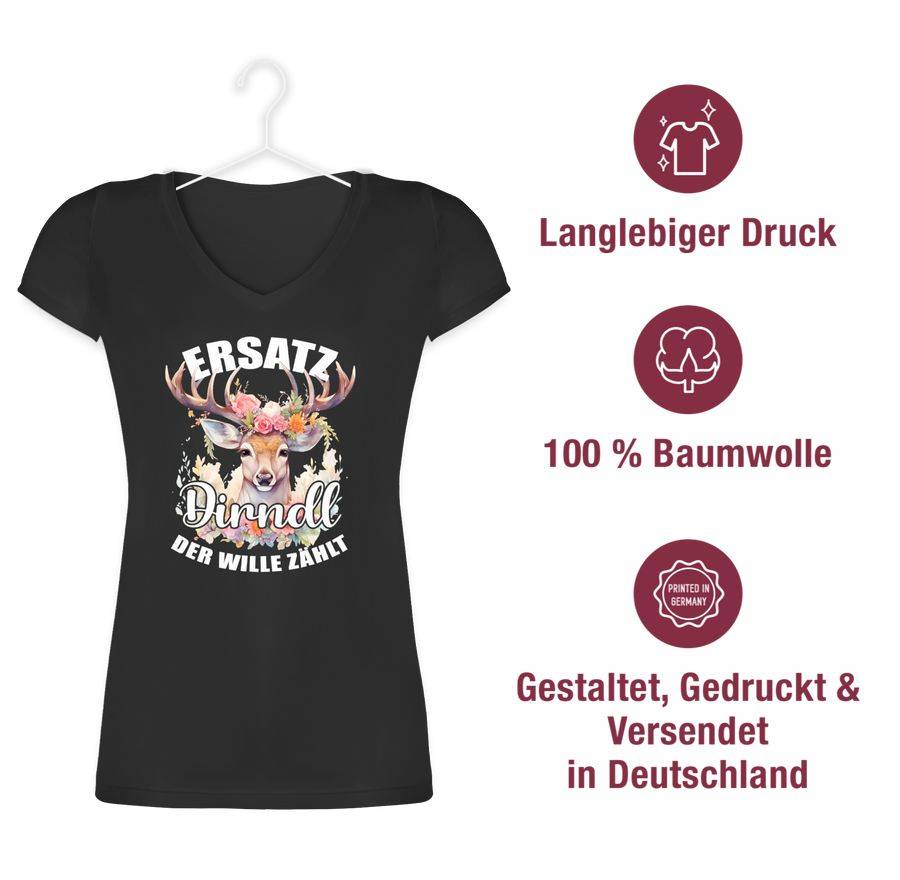 Shirtracer Dirndl Ersatz - Mein Dirndl ist in der Wäsche - Mei Dirndl is in da Wäsch: T-Shi Shirtracer Bestseller
