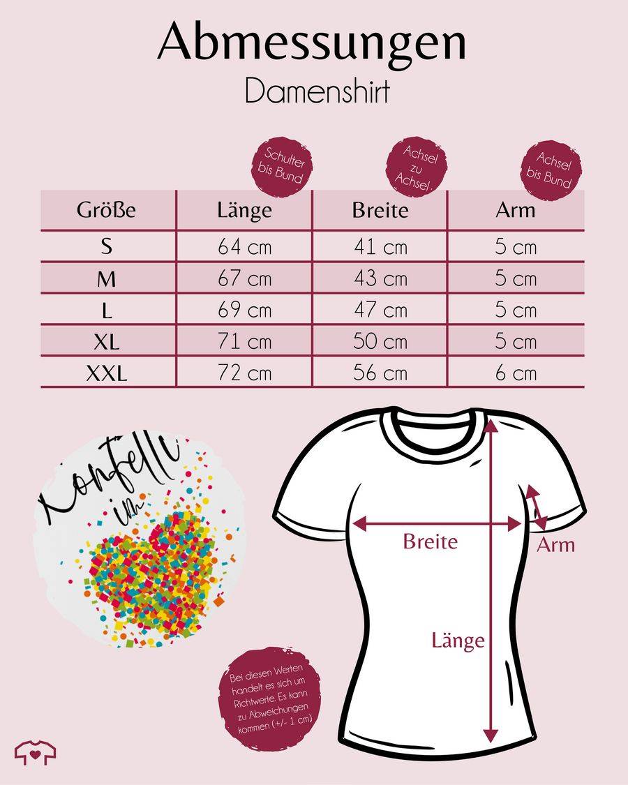 Shirtracer Konfetti im Herzen Kalligrafie - schwarz Shirts & Mehr Shirtracer Kauf eins, bekomm eins gratis
