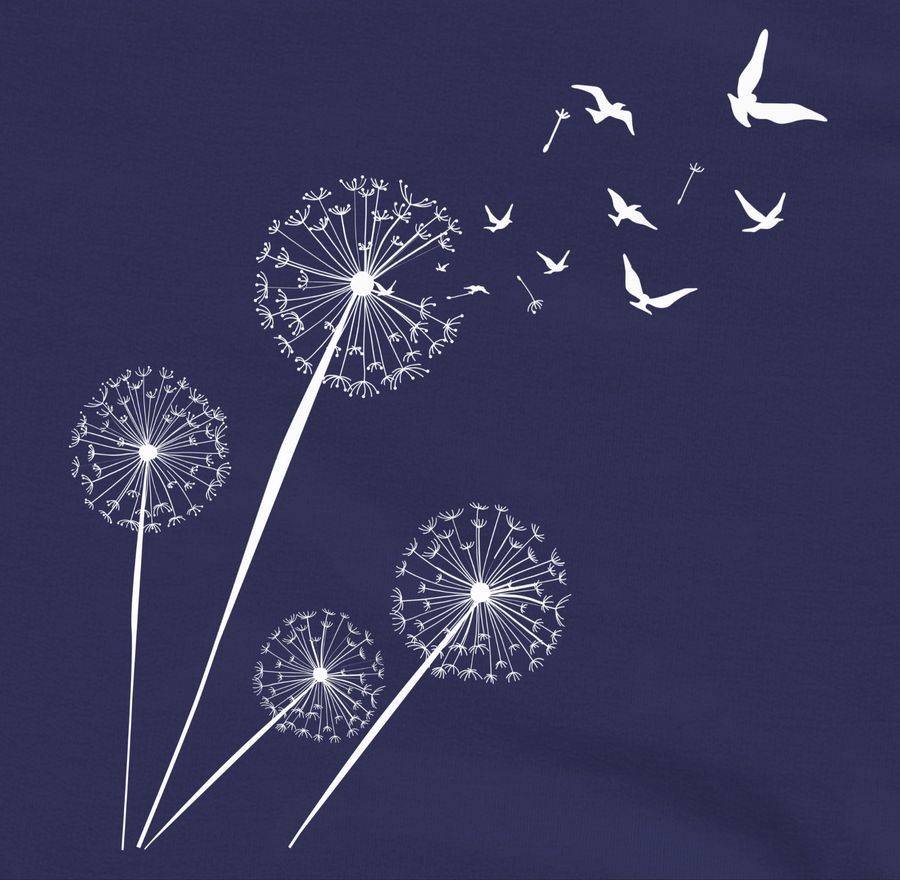 Shirtracer Pusteblume Vögel Shirts & Mehr Shirtracer Tägliche Deals